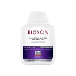 شامپو ضد ریزش و تقویت‌کننده مو بیوکسین حاوی عصاره سیر سیاه | 300 میل