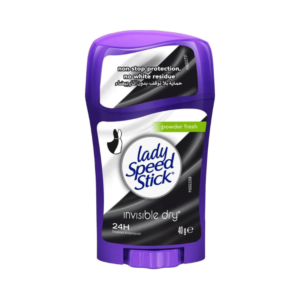 مام صابونی زنانه لیدی اسپید مدل Invisible Dry Powder Fresh | وزن 40 گرم