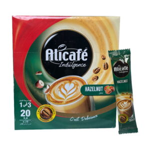 کافی میکس فندقی  1×3  علی‌کافی | بسته 20 عددی