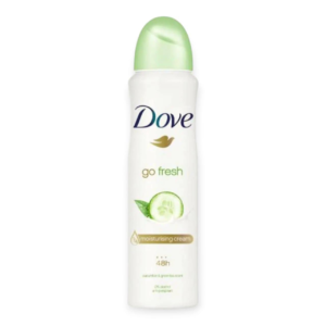 اسپری زنانه داو مدل Go Fresh رایحه خیار و چای سبز | 250 میل